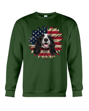Load image into Gallery viewer, English Cocker Spaniel US Sunflower Gift For Dog Lovers Sweatshirt