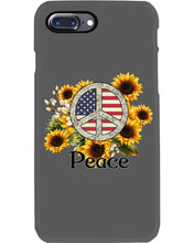 Load image into Gallery viewer, Peace Sign Sunflower Birthday Gift For Girls Phone case