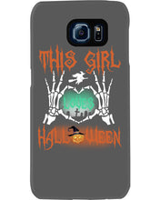 Load image into Gallery viewer, This Girl Loves Halloween Gift For Girls Phone case