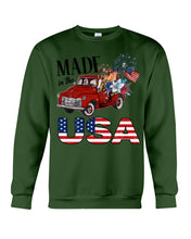 Load image into Gallery viewer, Horse Made In The America Red Car Gift For Horse Lovers Sweatshirt