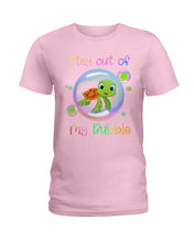 Load image into Gallery viewer, Vintage Funny Stay Out Of My Bubble Gift For Turtle Lovers Ladies Tee