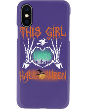 Load image into Gallery viewer, This Girl Loves Halloween Gift For Girls Phone case