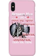 Load image into Gallery viewer, October Man Son Of God Birthday Meaningful Gift For Men Phone case