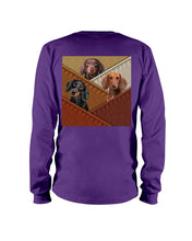 Load image into Gallery viewer, Three Cute Shih Tzu In Bag Gift For Dog Lovers Unisex Long Sleeve
