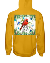 Load image into Gallery viewer, Scarlet Macaw With Butterflies I Am Always With You Gift For Lover Hoodie