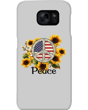 Load image into Gallery viewer, Peace Sign Sunflower Birthday Gift For Girls Phone case
