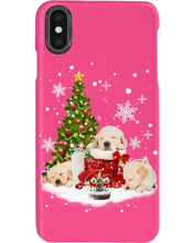 Load image into Gallery viewer, Funny Golden Retrievers Sleep In Red Boots Gift For Dog Lovers Phone case