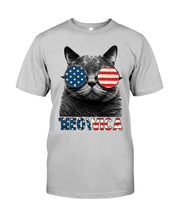 Load image into Gallery viewer, Meowica Funny Cute Gifts Guys Tee