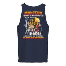 Load image into Gallery viewer, Het Moeilijkste Deel Van Mijn Werk Is Aardig Zijn Tegen Mensen Unisex Tank Top