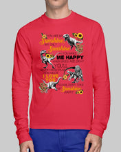 Load image into Gallery viewer, My Only Sunshine Make Me Happy Special Custom Design Unisex Long Sleeve