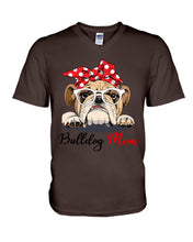 Load image into Gallery viewer, Black Phone Case Bulldog Mom Gift For Bulldog Lovers Guys V-Neck