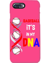 Load image into Gallery viewer, Baseball Be My DNA Gift For Sport Lovers Phone case