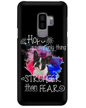 Load image into Gallery viewer, ln Boston Terrier Hope Is The Only Thing Gift For Dog Lovers Phone case