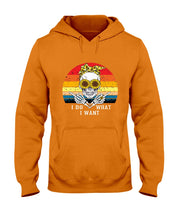 Load image into Gallery viewer, I Do What I Want Skull Sunflower Special Custom Design Hoodie