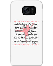 Load image into Gallery viewer, Ballet Words Pink Pattern Gift For Ballet Dancer Phone case