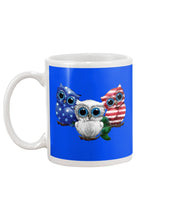 Load image into Gallery viewer, Lovely Phone Case Three Owl With US Flag Gift For Owl Lovers Mug