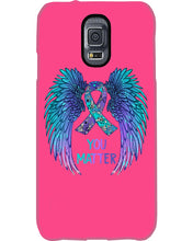 Load image into Gallery viewer, You Matter Ribbon Awareness With Angel Wings Phone case
