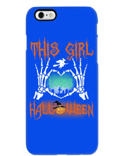 Load image into Gallery viewer, This Girl Loves Halloween Gift For Girls Phone case