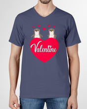 Load image into Gallery viewer, Couple Otter Valentine's Day Gift For Otter Lovers Guys V-Neck
