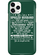 Load image into Gallery viewer, Shes Stubborn Messy And A Brat At Times Black Gift For Husband Phone case