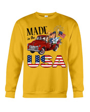 Load image into Gallery viewer, Horse Made In The America Red Car Gift For Horse Lovers Sweatshirt