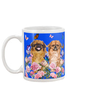 Load image into Gallery viewer, Pekingese With Peonies Gift For Dog Lovers Mug