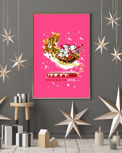 Load image into Gallery viewer, Baseball Xmas Sleigh Loading Gift For Baseball Lovers Vertical Poster