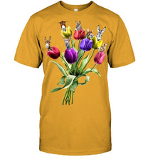 Load image into Gallery viewer, Vintage Funny Donkey With Tulip Trending For Donkey Lovers Guys Tee