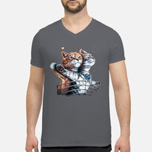 Load image into Gallery viewer, Vintage Funny Cat Love Trending Gift For Cat Lovers Guys V-Neck