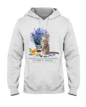 Load image into Gallery viewer, Cat With Coffee Is The Satisfaction Gift For Cat Lovers Hoodie