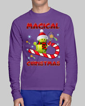 Load image into Gallery viewer, Tennis Players Magical Christmas Snowman Gift For Women Unisex Long Sleeve