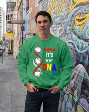 Load image into Gallery viewer, Baseball Be My DNA Gift For Sport Lovers Sweatshirt