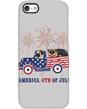 Load image into Gallery viewer, America 4th Of July Truck Pug Gift For Dog Lovers Phone case