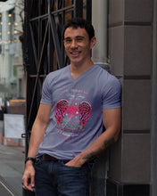 Load image into Gallery viewer, You Taught Me Many Things In Life Custom Name Gift For Son Name Michael Guys V-Neck