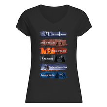 Load image into Gallery viewer, Attack Of The Clones A New Hope Ladies V-Neck
