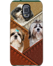 Load image into Gallery viewer, Three Cute Shih Tzu In Bag Gift For Dog Lovers Phone case