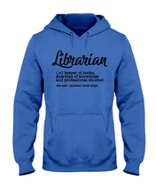 Load image into Gallery viewer, Librarian Keeper Of Books Guardian Of Knowledge Custom Gift For Librarian Hoodie