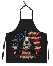 Load image into Gallery viewer, English Cocker Spaniel US Sunflower Gift For Dog Lovers Apron