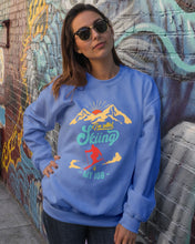 Load image into Gallery viewer, I'm Retired Skiing Is My Job Mountainous Terrain Sweatshirt