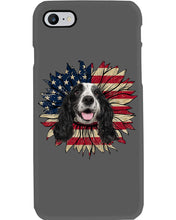 Load image into Gallery viewer, English Cocker Spaniel US Sunflower Gift For Dog Lovers Phone case