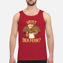 Load image into Gallery viewer, Vert Der Ferk Retro Vintage Gift For Cook Lovers Unisex Tank Top
