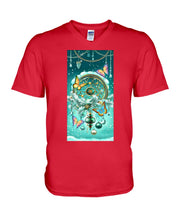 Load image into Gallery viewer, Butterfly Gorgeous Diamond With Dreamcatcher Gift For Girls Guys V-Neck