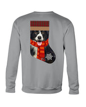 Load image into Gallery viewer, Santa Border Collie In Stock Gift For Dog Lovers Sweatshirt