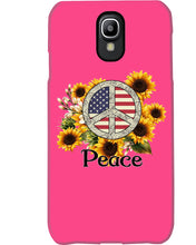 Load image into Gallery viewer, Peace Sign Sunflower Birthday Gift For Girls Phone case