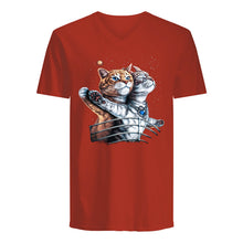 Load image into Gallery viewer, Vintage Funny Cat Love Trending Gift For Cat Lovers Guys V-Neck