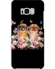 Load image into Gallery viewer, Pekingese With Peonies Gift For Dog Lovers Phone case