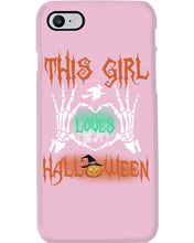 Load image into Gallery viewer, This Girl Loves Halloween Gift For Girls Phone case