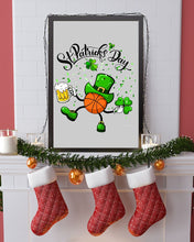 Load image into Gallery viewer, Basketball Saint Patrick's Day Gift For Basketball Lovers Vertical Poster