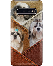 Load image into Gallery viewer, Three Cute Shih Tzu In Bag Gift For Dog Lovers Phone case