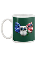 Load image into Gallery viewer, Lovely Phone Case Three Owl With US Flag Gift For Owl Lovers Mug
